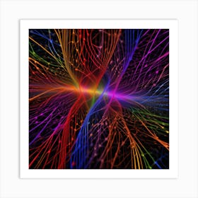 Abstract Fractal 17 Art Print