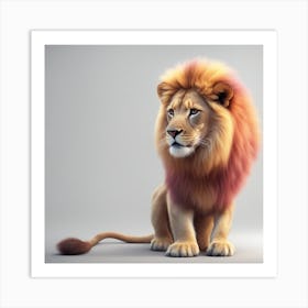 Proud Lion cub Art Print