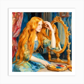 The Redhead Art Print