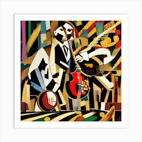 Jazz Musician Art Print