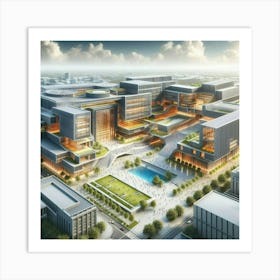 Chinese University Of Technology Art Print