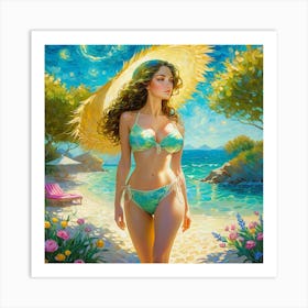 Bikini queen gh Art Print