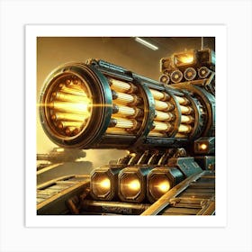 Solar Tank Cannons Converted Art Print