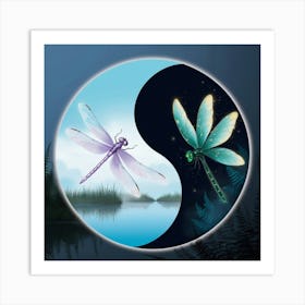 Dragonflies 2 Art Print