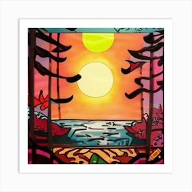 Wilderness Sun Art Print