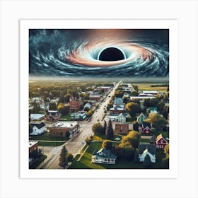 Black Hole Art Print