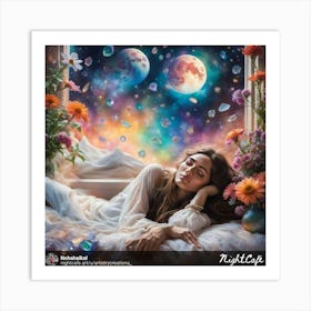 Dreaming Of The Moon Art Print