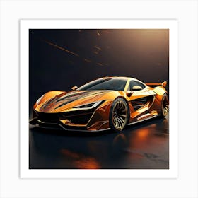 Firefly Sleek And Powerful Luxury Sports Car Design 30309 (6) Art Print