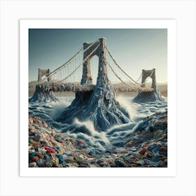 Bridge Of Trash Art Print