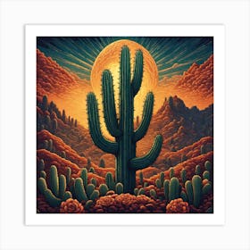 Cactus 81 Art Print