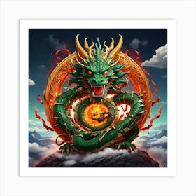 Dragon 2 Art Print