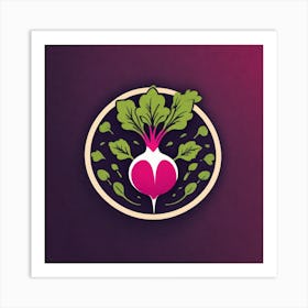 Beet Logo 9 Art Print