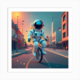 Unicycle Art Print