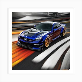 Mercedes Clk Art Print