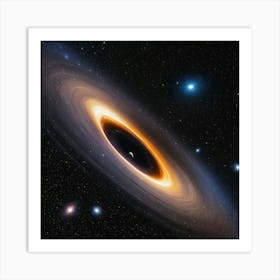 Black Hole In Space 1 Art Print