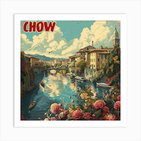 Chow Love Art Print