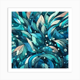 Abstract Watercolor Background Art Print