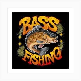 Bass Fishing 5 Art Print