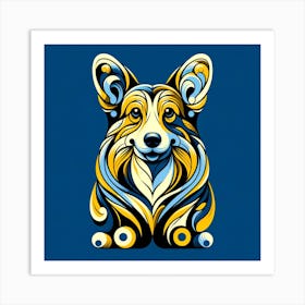 Welsh Corgi 01 Art Print