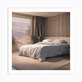 Bedroom With A View Art Print