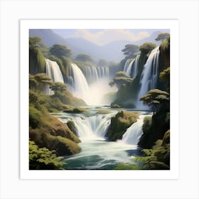 Waterfalls Art Print