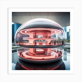 Futuristic Building 8 Art Print