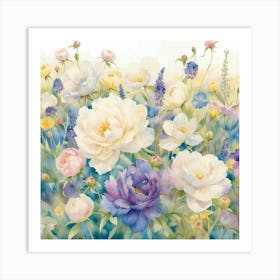 Peonies 4 Art Print