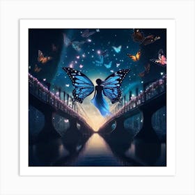 Sdxl 09 Bold Graphic Illustration Awesome Epic Fairy Gracefull 2 Art Print