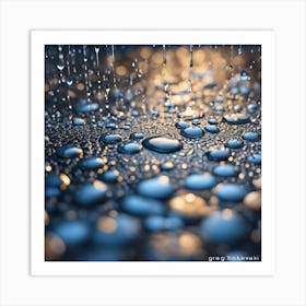 Raindrops 1 Art Print