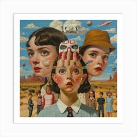 'The Girl With The Hat' Art Print