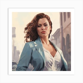 GTA Style Ashley Graham Art Print