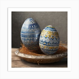 Easter Eggs Art Print