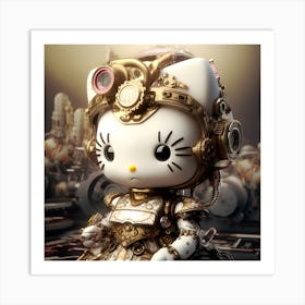 Hello Kitty Steampunk Collection By Csaba Fikker 48 Art Print