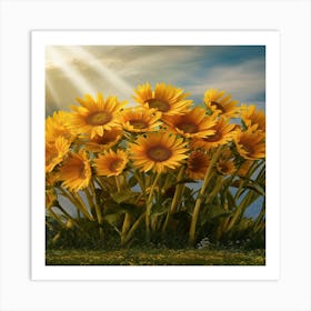 Sunflowers Art Print