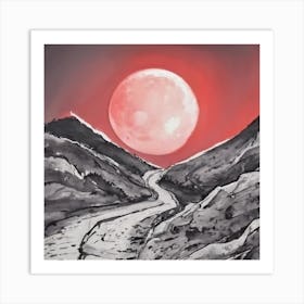 Full Moon In The Sky 1 Art Print