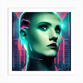 Cyborg Art Print