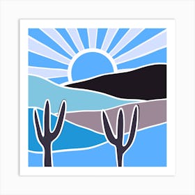 Saguaro Cactus 1 Art Print