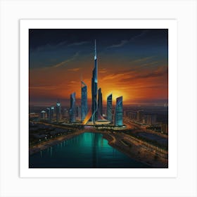 Burj Khalifa Art Print