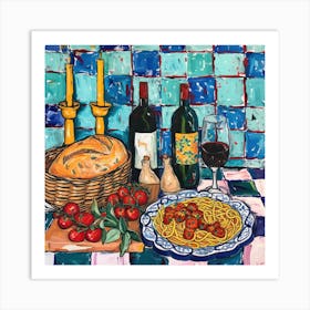 Ristorante Il Borgo Trattoria Italian Food Kitchen Art Print