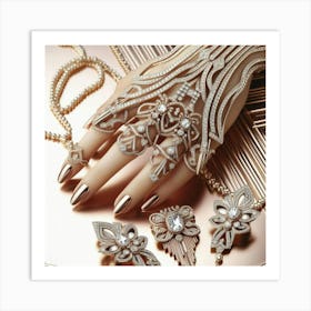 Deco Jewelry Art Print