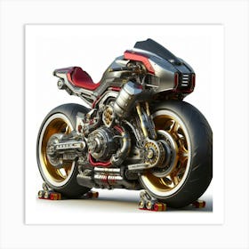 Motorcycle Art Art Print