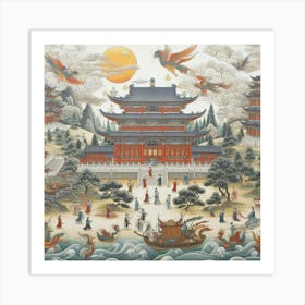 Chinese Landscape 1 Art Print