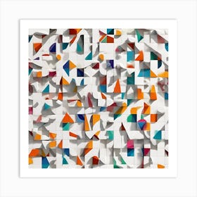 Geometric Wall Art Art Print