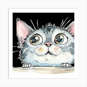 Kitty Cat Art Print