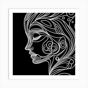 Portrait Of A Woman 40 Art Print