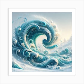 Ocean Wave Art Print