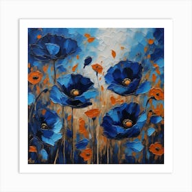 A Vibrant Field Of Abstract 5 Art Print