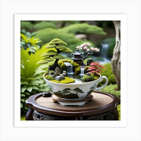 Japanese Garden Art Print