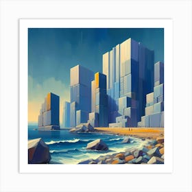 Cityscape 34 Art Print