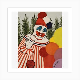 Goodbye Pogo The Clown By Gacy Art Print